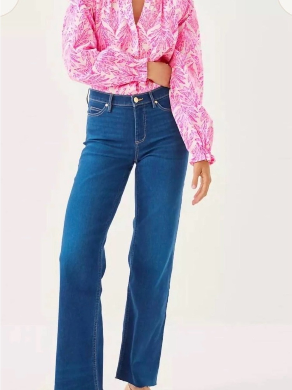 Lilly Pulitzer aniston High Rise Jeans